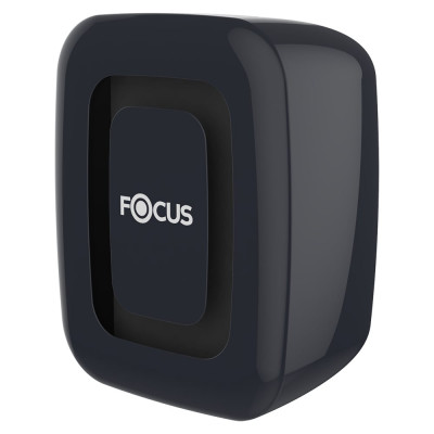 Диспенсер для туалетной бумаги FOCUS в листах, пластик, черный H-8076287
