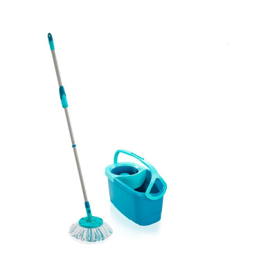 Комплект: Швабра + ведро, с механизмом отжима Leifheit CLEAN TWIST Disc Mop Ergo 52101
