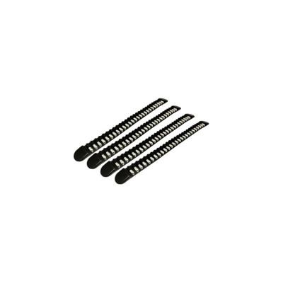 Накладки на бампер BLACK 660x55мм Автостоп HJ-213B 024880
