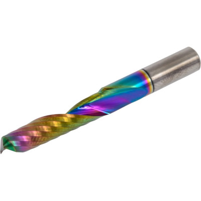 Фреза спиральная Upcut для акрила z=1 DLC покрытие 6х50х25 мм, s=6 мм WOODWORK 150.2550.06