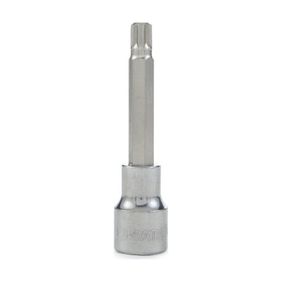 Головка торцевая 1/2", со вставкой Spline, M-10,100 мм Sata S25804