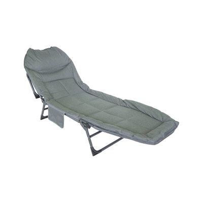 Складной шезлонг Forsage 32x64x200см, темно-серый F-FG-HY-8008BL(52531)