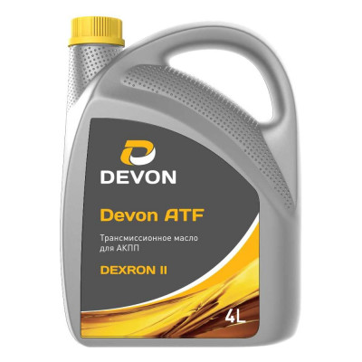 Моторное масло Devon ATF Dexron II, канистра 4 л 338662692