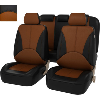 Чехлы PSV Imperial Next Черный Паприка экокожа 131849