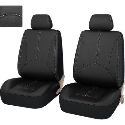 Чехлы PSV Imperial Next 2 FRONT Черный Отстрочка черная экокожа жаккард JP 11 18 135984