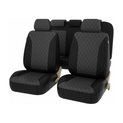 Чехлы PSV Graf Next Черный Серый Ромб серый Бабочка ромб экокожа 136303