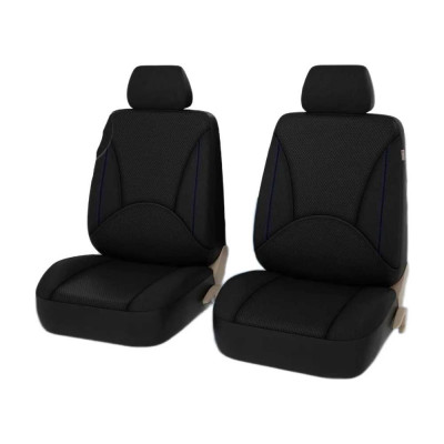 Чехлы PSV Imperial Next 2 FRONT Черный Отстрочка синяя экокожа жаккард JP 11 18 135986