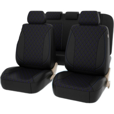 Чехлы PSV Graf Next Черный Ромб синий Бабочка отстрочка синяя ромб экокожа 136302