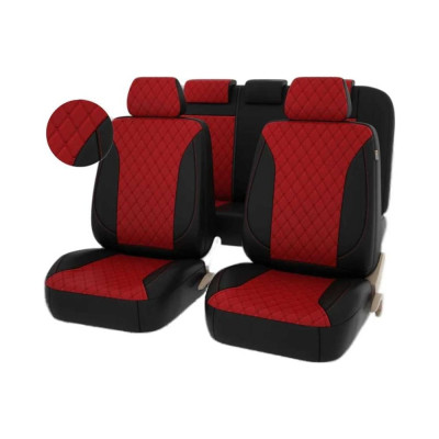 Чехлы PSV Graf Next Черный Красный Ромб красный Бабочка ромб экокожа 136305