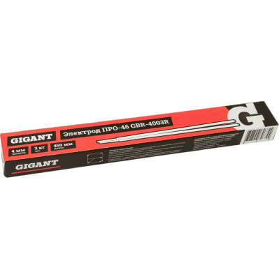 Электроды ПРО-46 (4 мм; 3 кг) Gigant GBR-4003R