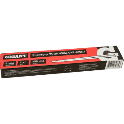 Электроды УОНИ-13/55 (4 мм; 5 кг) Gigant GBR-4055U