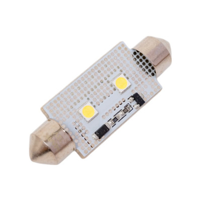 Автомобильная светодиодная лампа МАЯК T11x41/C5W патрон SV8,5 для освещения салона, багажника, номерного знака 12T11x41/CAN06/2BL