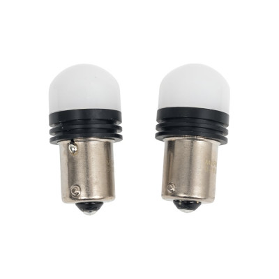 Автомобильные светодиодные лампы МАЯК T25, BA15s, 6SMD (2835) AC12В, Super White, 2 шт. 12T25/BLK12/2BL