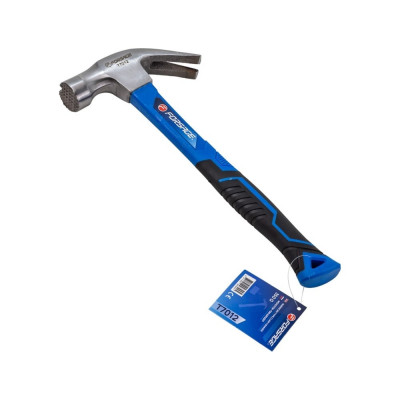 Молоток-гвоздодер с магнитным держателем гвоздя Forsage 350гр. F-T7012(56617)