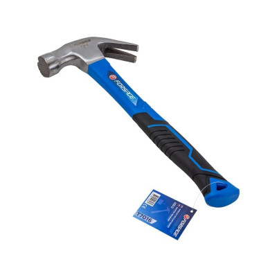 Молоток-гвоздодер с магнитным держателем гвоздя Forsage 450гр. F-T7016(56619)