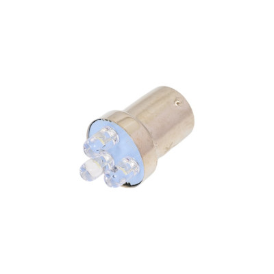 Автомобильная лампочка светодиод МАЯК WHITE 24V, T15, 3LED, BA15s, стоп 24T15-W\3LED