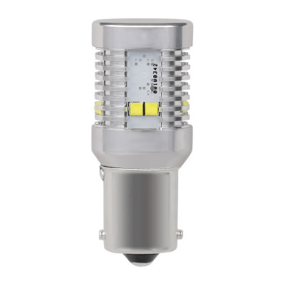 Автомобильная лампочка МАЯК 360 SUPER WHITE CANBUS LED 12V, T25, 10SMD(2525), BA15s, 2 шт в блистере 12T25/CAN07/2BL