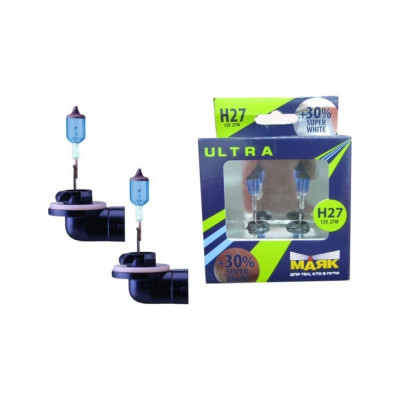 Автомобильная лампа МАЯК Н27 12V 27W PGJ13 Super White +30% ULTRA 4630010933577 82727W\2SW+30