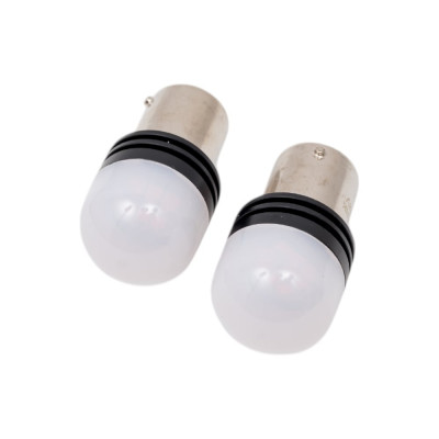 Автомобильная лампочка МАЯК BLACK ORANGE 12V, T25, 4SMD(2835), BAU15s, смещенный цоколь, 2 шт в блистере 12T25/BLK17/OR/2BL