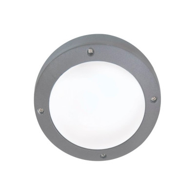 Накладной светильник Ecola b4139s Gx53, led, ip65, матовый, круг, алюминий, 1 x gx53, серый, 145x145x65 FS53SSECS