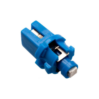 Светодиод МАЯК 12V T 5 1SMD с патроном BAX8.7D BLUE (панель приборов) 4660007274024 12T5\P8,7-B\1SMD