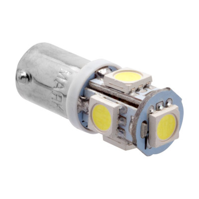 Светодиод МАЯК 12V T 8 5SMD BA9s WHITE (габарит) 4660007272747/4660007276738 12T8-W\5SMD