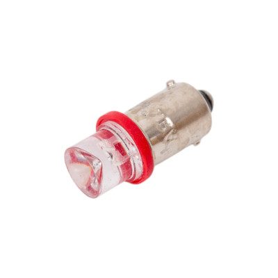 Светодиод МАЯК 12V T 8 BA9s CONE RED (габарит) 12T8-R