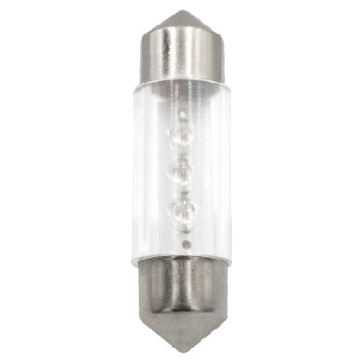 Светодиод МАЯК 12V T11x36 S8,5 3LED RED (салон, номерной знак) 4606735746440 12T11x36-R\3LED