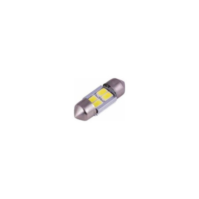 Светодиод МАЯК 12V T11x36 S8.5 4SMD (3528) WHITE (салон, номерн. знак) 4660007273300/4630010931238 12T11x36-W\4SMD