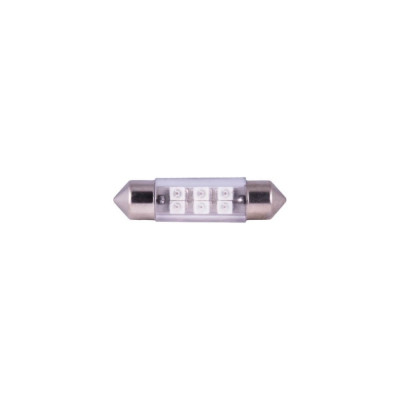 Светодиод МАЯК 12V T11x36 S8.5 6SMD (3528) RED (салон, номерн. знак) 4660007273348 12T11x36-R\6SMD