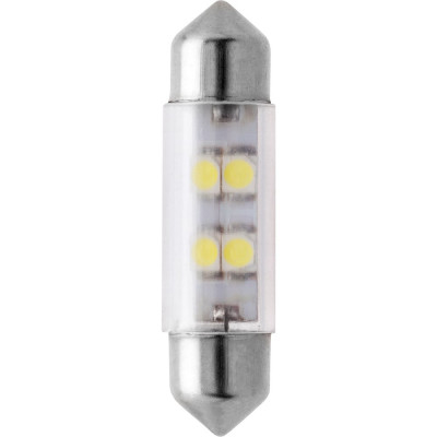Светодиод МАЯК 24V T11x36 S8.5 4SMD (3528) WHITE (салон, номерн. знак) 4660007272884 24T11x36-W\4SMD3528