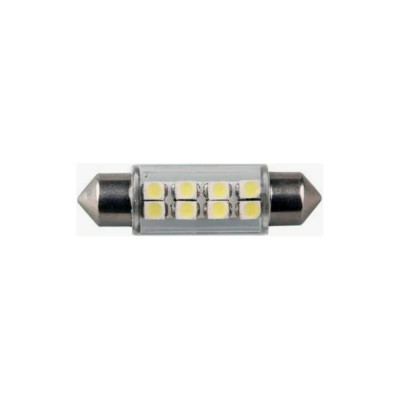 Светодиод МАЯК 24V T11x36 S8.5 6SMD (3528) WHITE (салон, номерн. знак) 24T11x36-W\6SMD