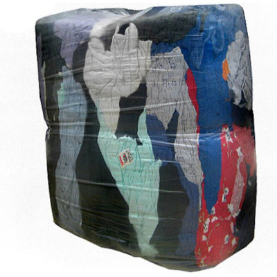 Ветошь ОФИСМАГ трикотаж эконом, лоскуты 40x60 см (±10 см) LAUT плотность 180-250 г/кв. м, 60 хлопок, 40 синтетика, 10 кг 608956