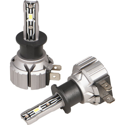 Лампa светодиодная AIRLINE H3, 12В, 17Вт, 6000К (Белый), 4000Лм, для рефлектора и линз, комплект 2шт. STANDART AEAR003