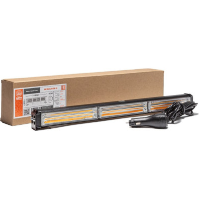 Маяк-стробоскоп АВТОЭЛЕКТРИКА AE18W-3COB-1S 18 Вт, 12/24 В, 1-сторона, 3 блока COB, 18 режимов, провод 3 м, кронштейн AE18W-3COB-1S 09.02309