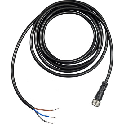 Кабель с разъёмом Prompower 2 метра, Разъём M8 прямой, 3-pin KJT-J8S3-LY KJTJ8S3LY