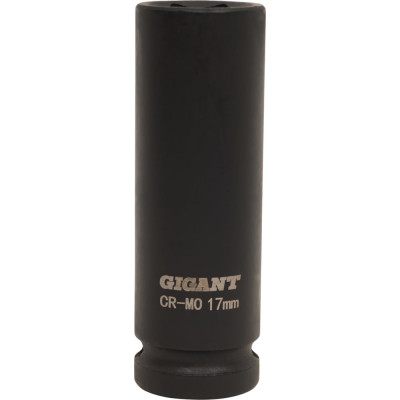 Головка ударная 6-ти гранная удлиненная 17 мм; 1/2"DR Gigant G-12-17Li