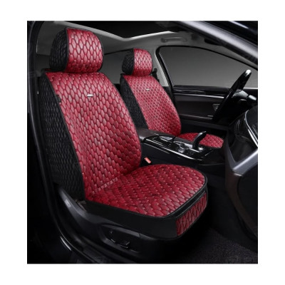 Накидки PSV 5D Skin 2 FRONT Черно Красный на передние сиденья мокрая кожа 136607