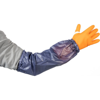 Нарукавники Jeta Safety из ПВХ от кислот и щелочей, КЩС, длина 46 см, JVC-246