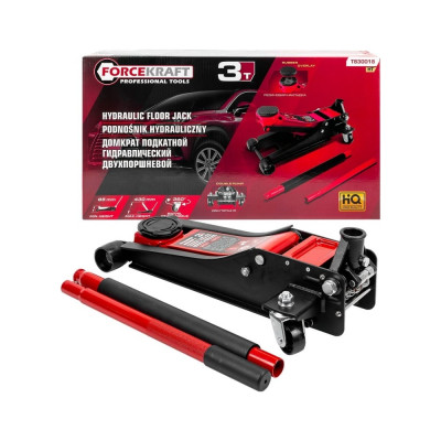 Домкрат подкатной гидравлический Forcekraft 3т FK-T830018 HT(58718)