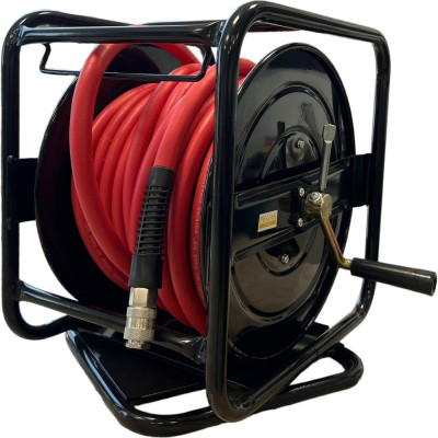 Катушка ручная с пневмошлангом 20 м+2 м Pegas pneumatic 4937