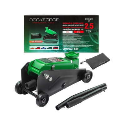 Домкрат подкатной гидравлический Rockforce 2.5т h min 135мм, h max 395мм RF-TR20005DS(59101)