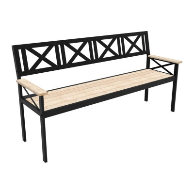 Скамейка садовая Эвент СС 1500х560х880 мм 9 005 муар