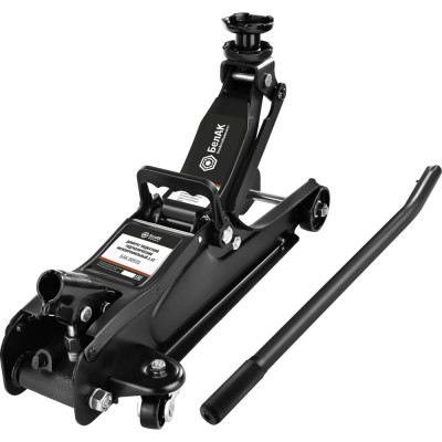 Домкрат гидравлический подкатной БелАК 2.5 т, низкопрофильный, в кейсе БАК.00535