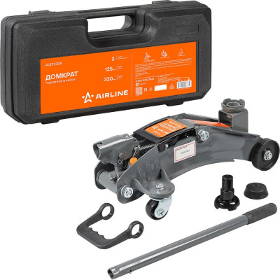 Подкатной домкрат Airline 2 т, 120-320 мм, кейс AJ2F320K