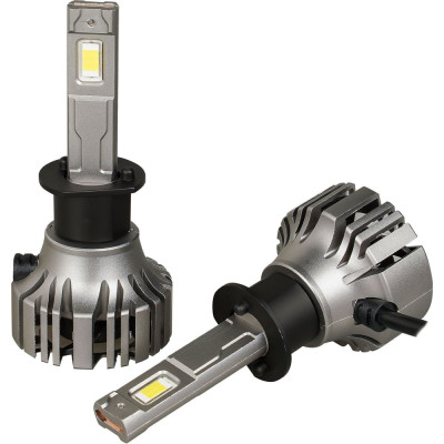 Лампa светодиодная Airline PRO H1, 12/24 В, 50 Вт, 6000 К (Белый), 9200 Лм, для линзованной оптики, 2 шт. AEAR201