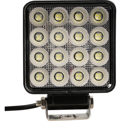 Фара светодиодная квадратная Airline 64 LED рассеянный свет, 64 Вт (108x108x50 мм) 12/24 В PRO ALED107