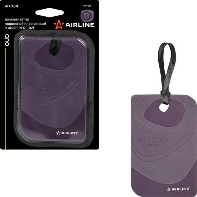 Подвесной ароматизатор Airlineпластик Card Perfume Oud AFCA311