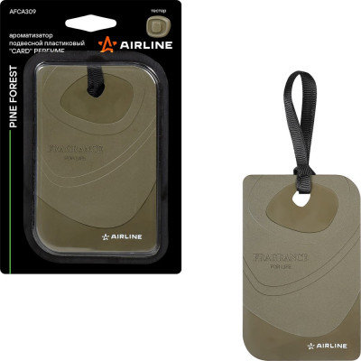 Подвесной ароматизатор Airline пластик Card Perfume Pine forest AFCA309