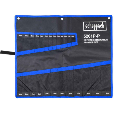 Органайзер тканевый Scheppach для набора ключей 25 пр. Sch-5261P-P(59122)